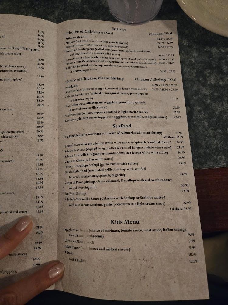 Bella Vita Menu image 3