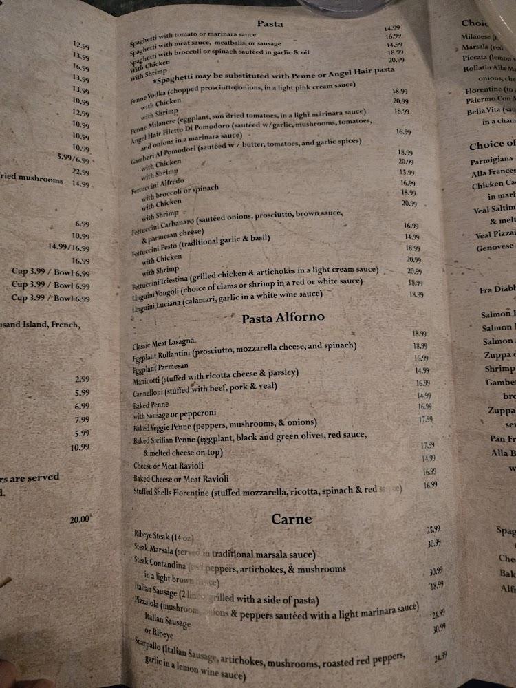 Bella Vita Menu image 4